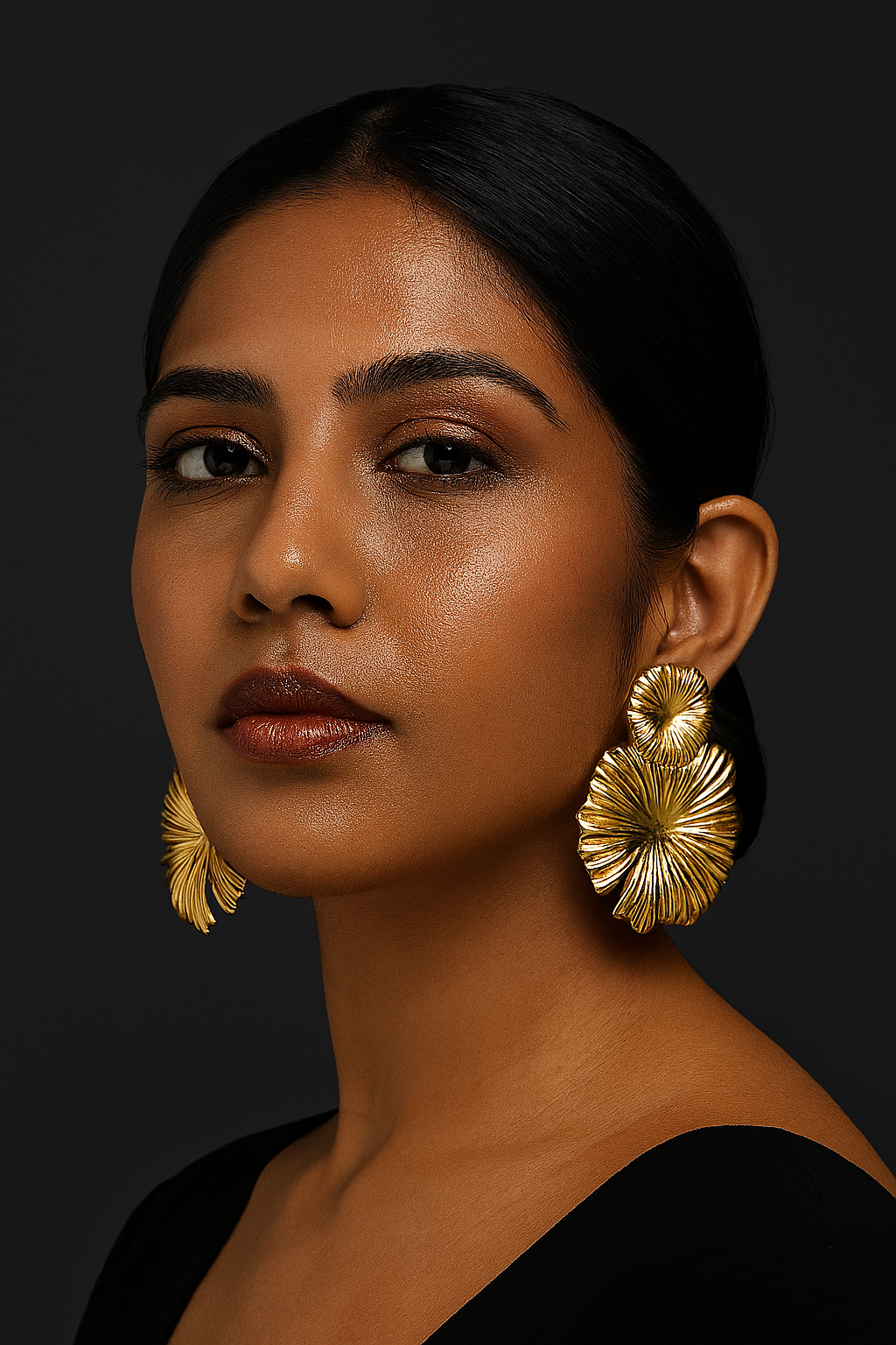 Golden Muse Anti Tarnish Earrings
