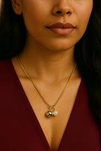 Golden Drops Anti Tarnish Necklace