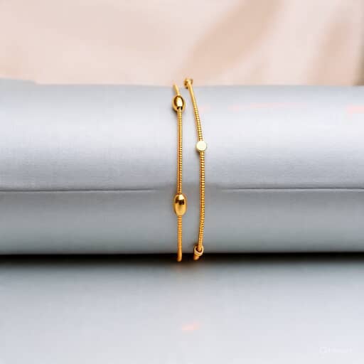 Élan Drapé Anti Tarnish Braclete