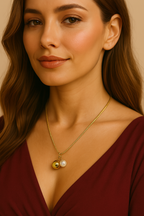 Golden Drops Anti Tarnish Necklace