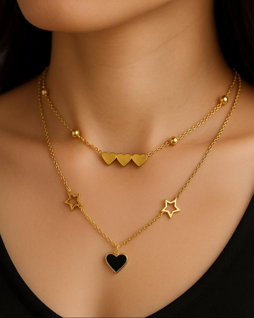 Twilight Heart Anti Tarnish Necklace