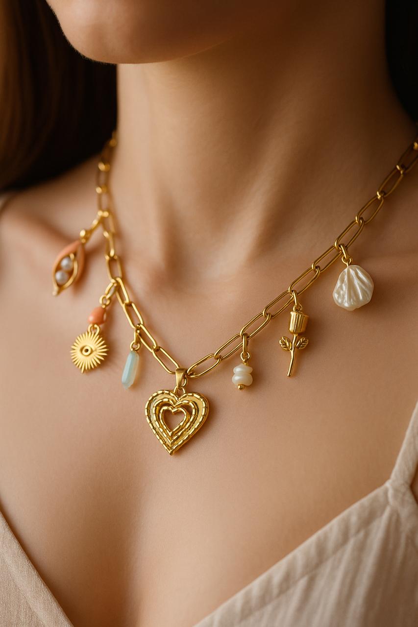 Starlit Charms Anti Tarnish Necklace