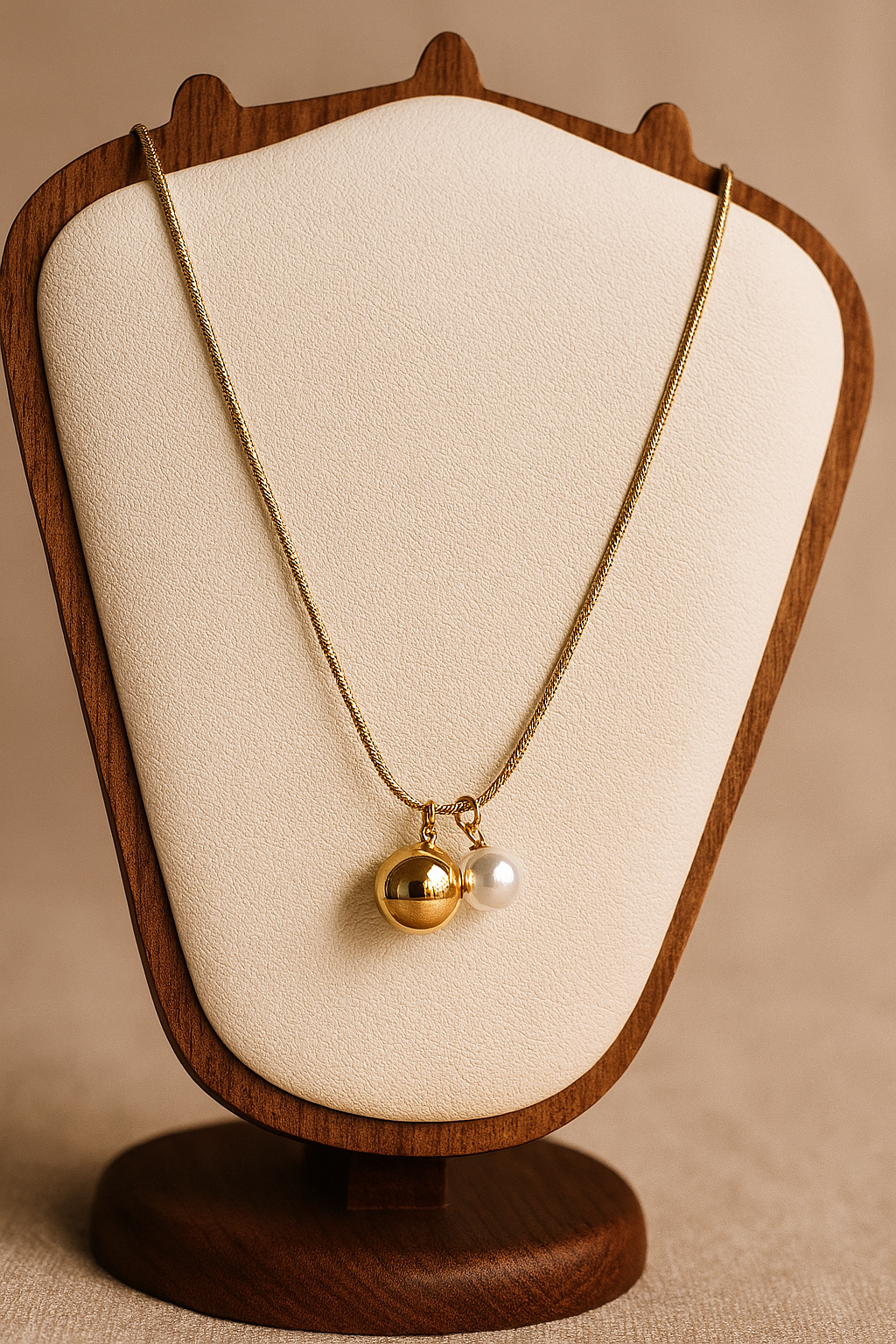 Golden Drops Anti Tarnish Necklace