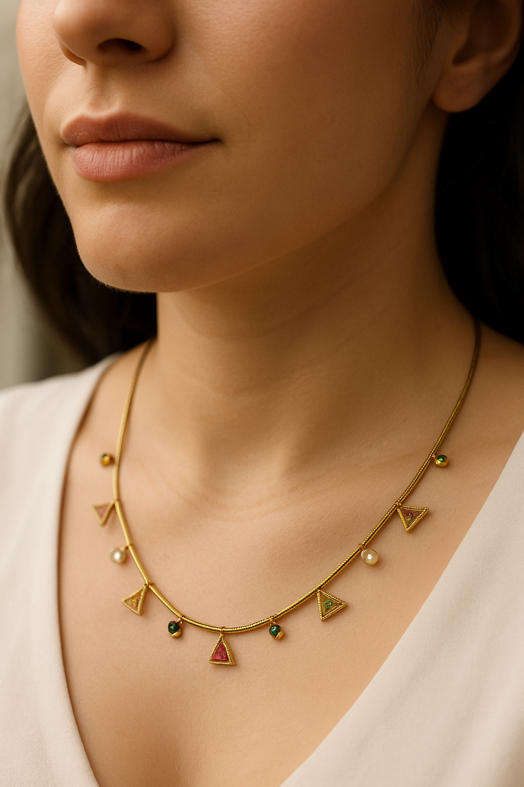 Prism Dance Anti Tarnish Necklace