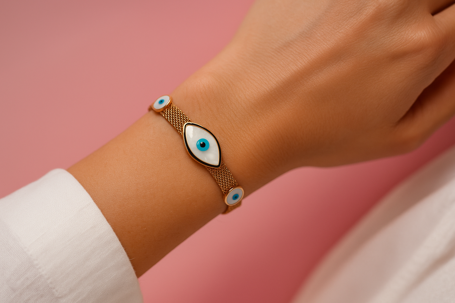 Mystic Eye Anti Tarnish Braclete