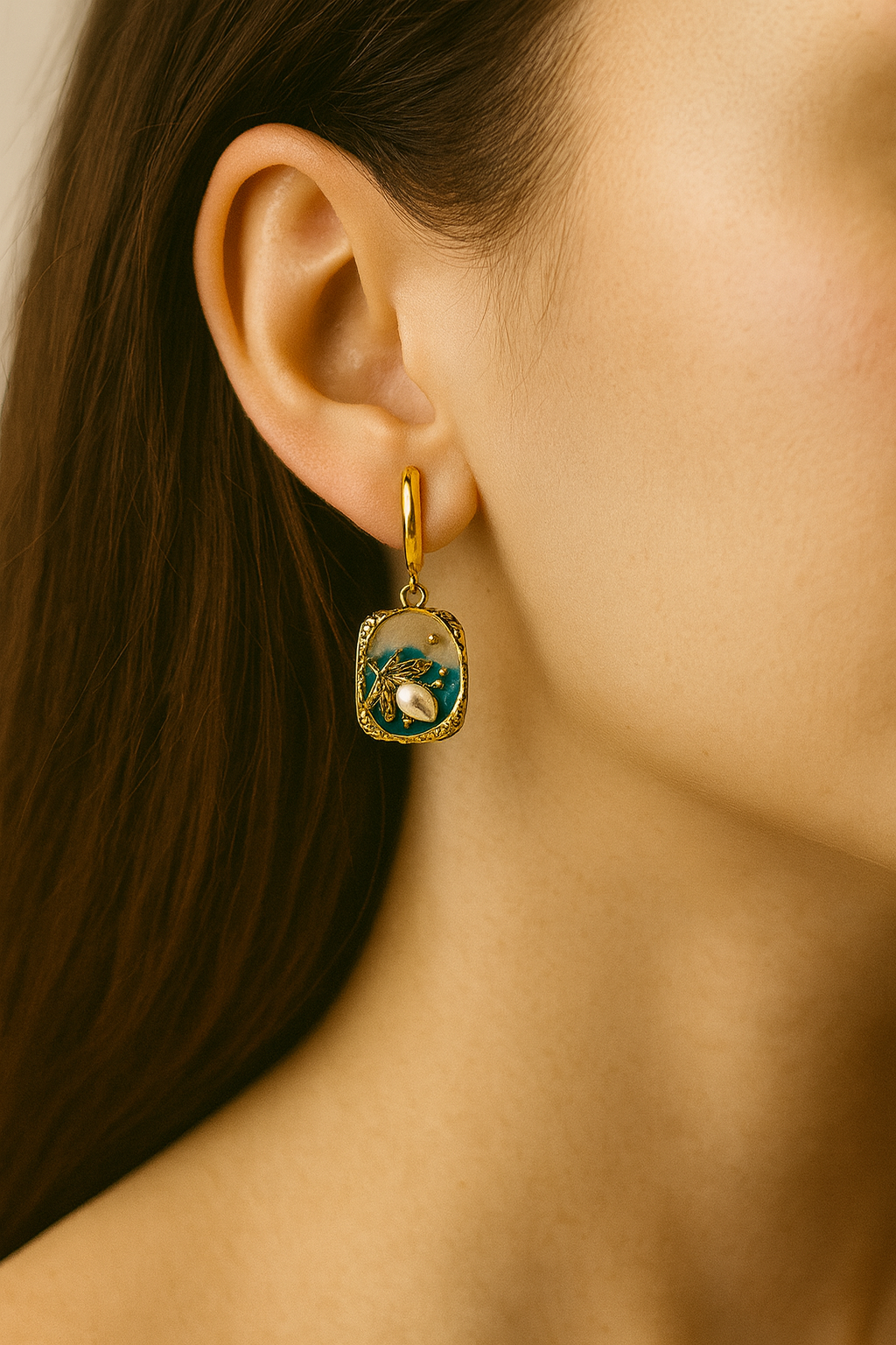 Lagoon Whisper Anti Tarnish Earrings