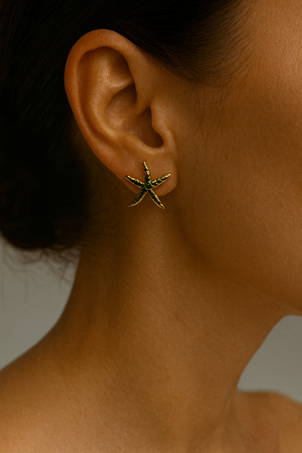 Star of the Sea – Emerald Anti Tarnish Earrings