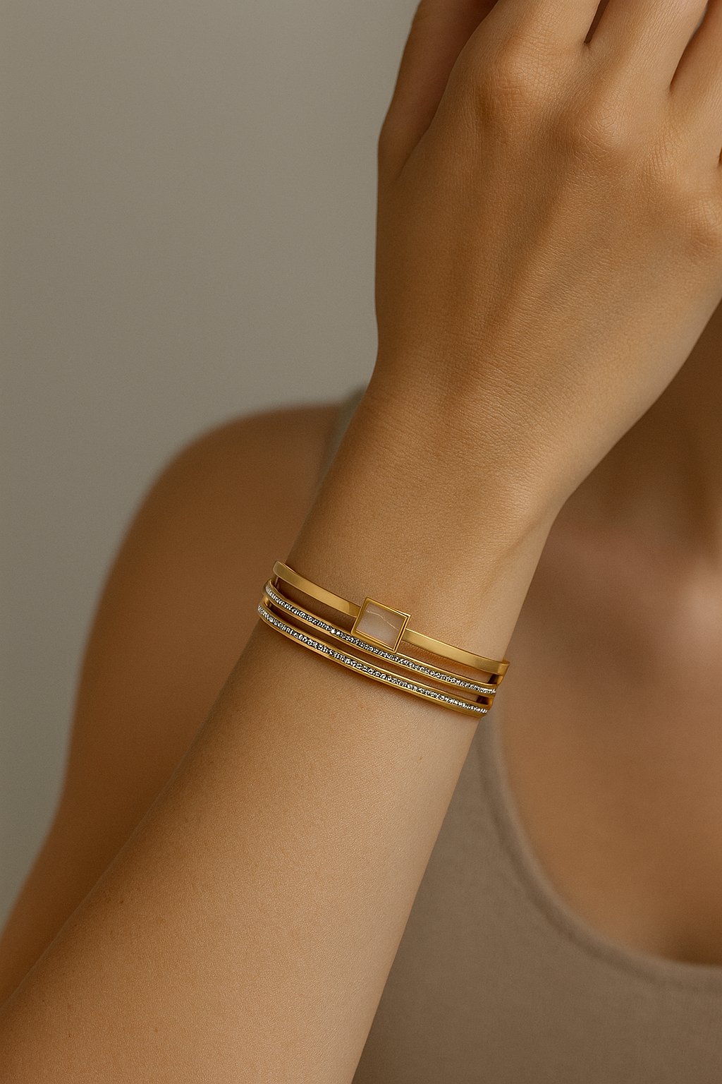 Triluxe Thin Wrist Anti Tarnish Bracelet