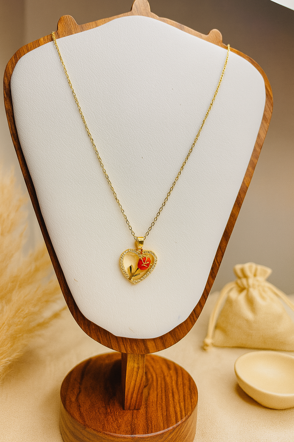 Heart of Fleur Anti Tarnish Necklace