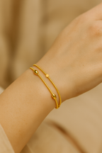 Élan Drapé Anti Tarnish Braclete