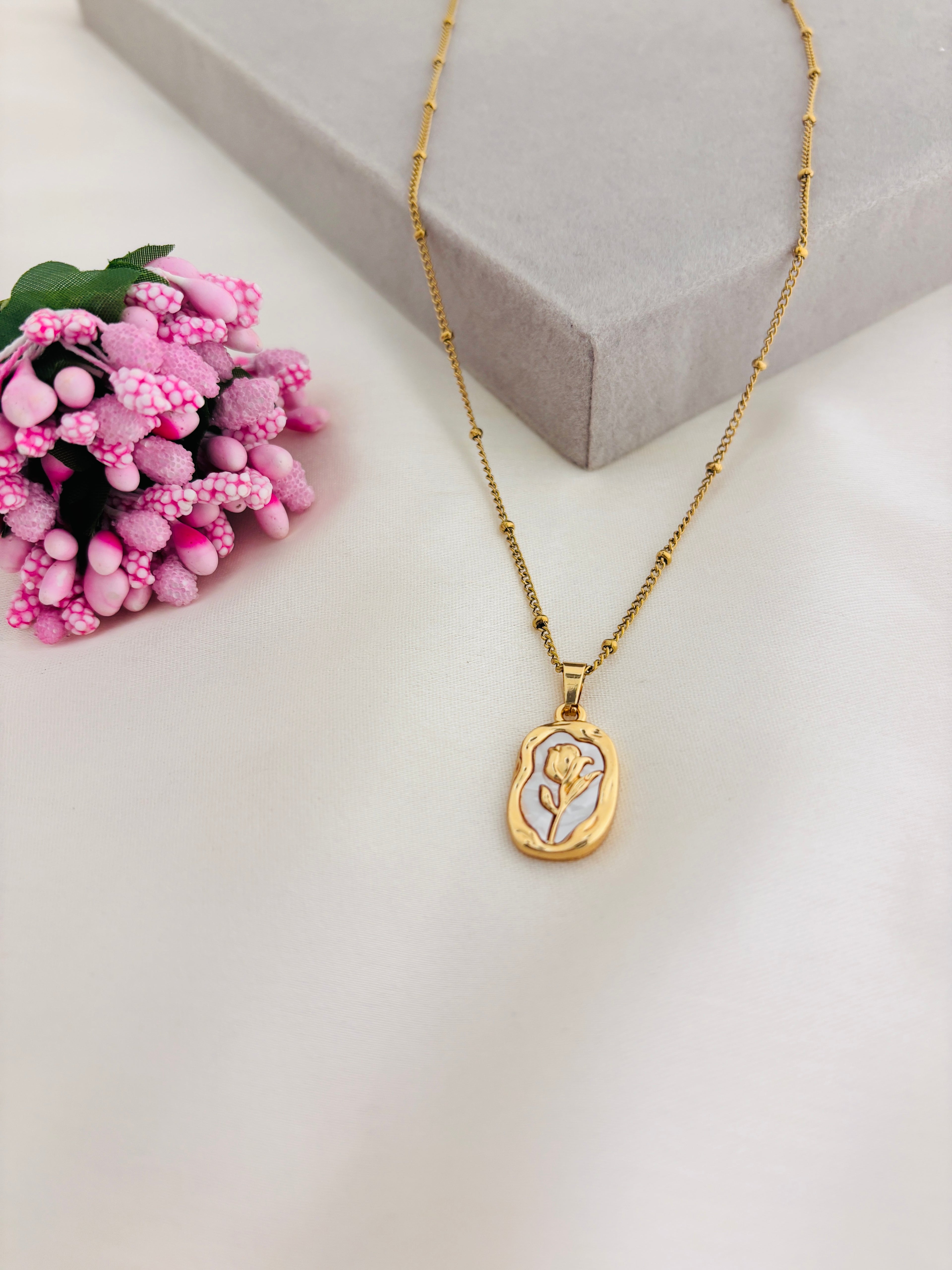 Eterna Rose Anti Tarnish Necklace