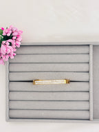 Duo Dazzle Thin Wrist Anti Tarnish Bracelet