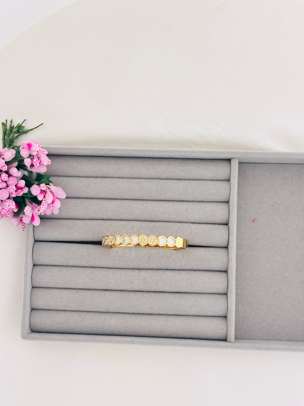 Heartsy Thin Wrist Anti Tarnish Bracelet