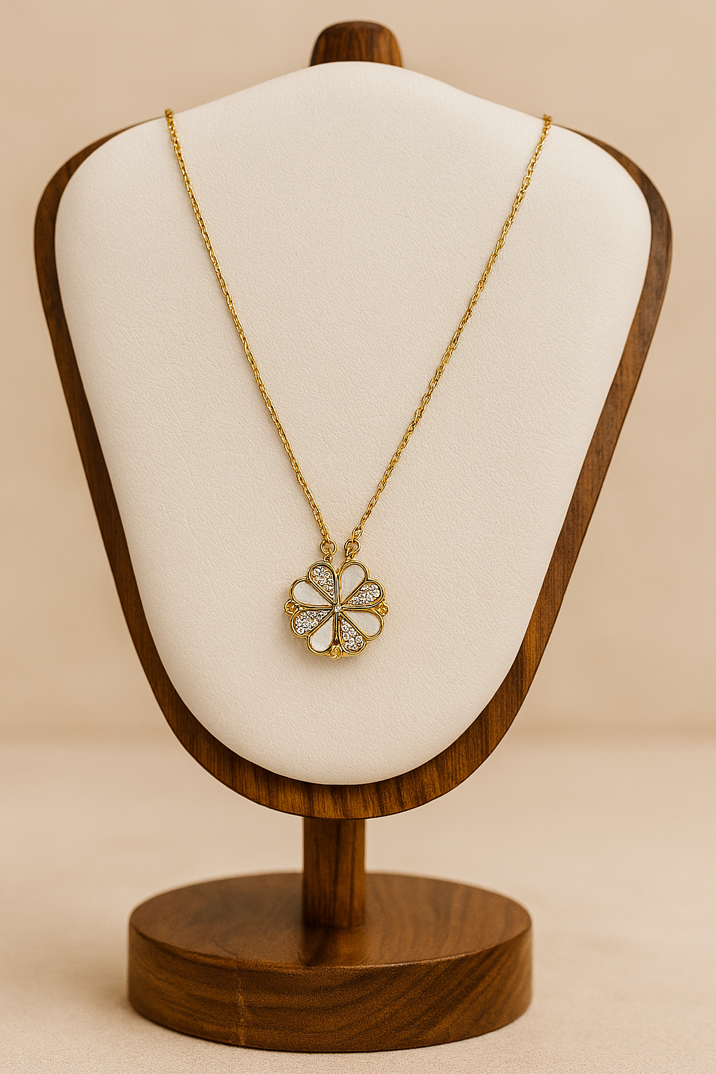 Iris Bloom Anti Tarnish Necklace