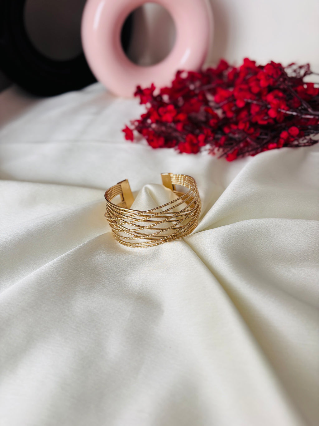 Golden Weave Cuff