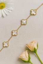 White Clover Anti Tarnish Bracelet