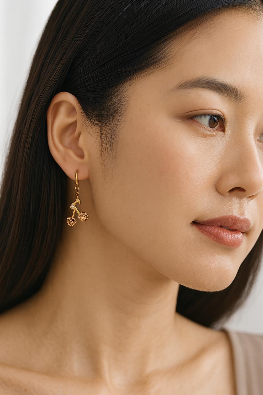 La Rose Anti Tarnish Earrings