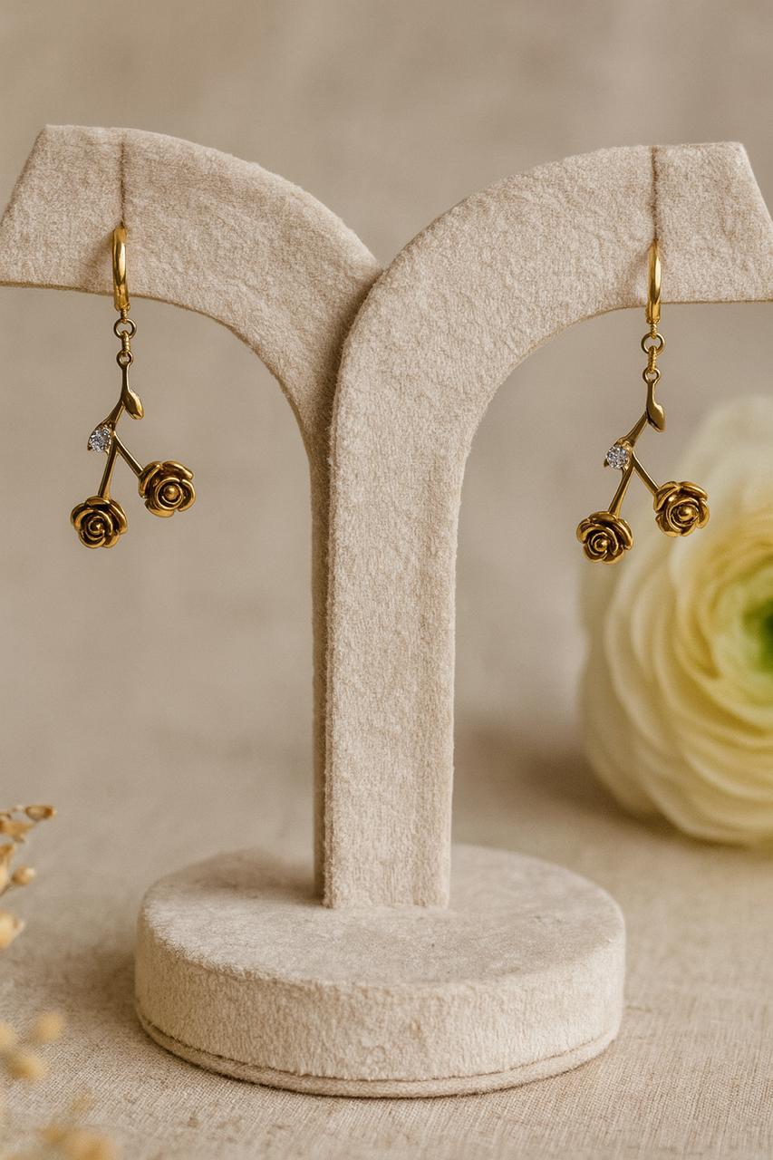 La Rose Anti Tarnish Earrings