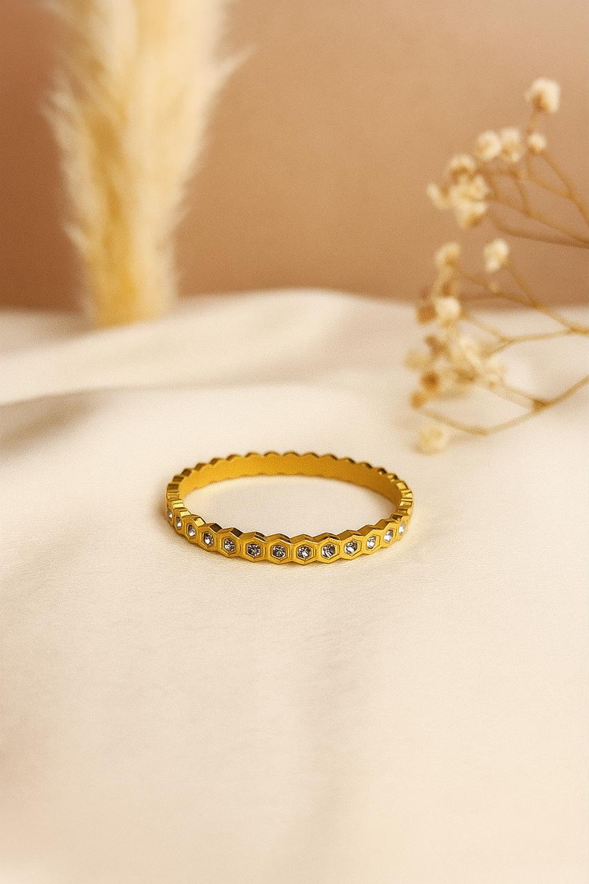 Honey Glow Thin Wrist Anti Tarnish Bracelet