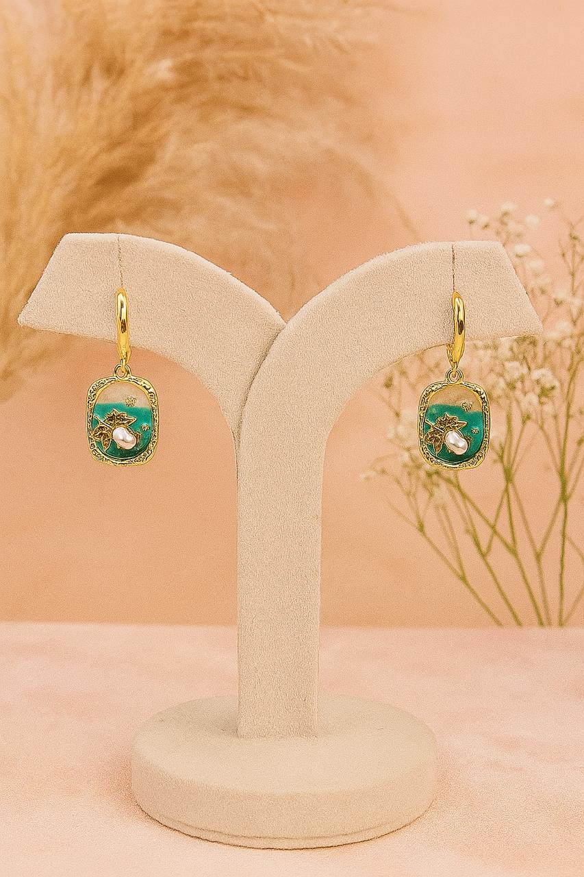 Lagoon Whisper Anti Tarnish Earrings