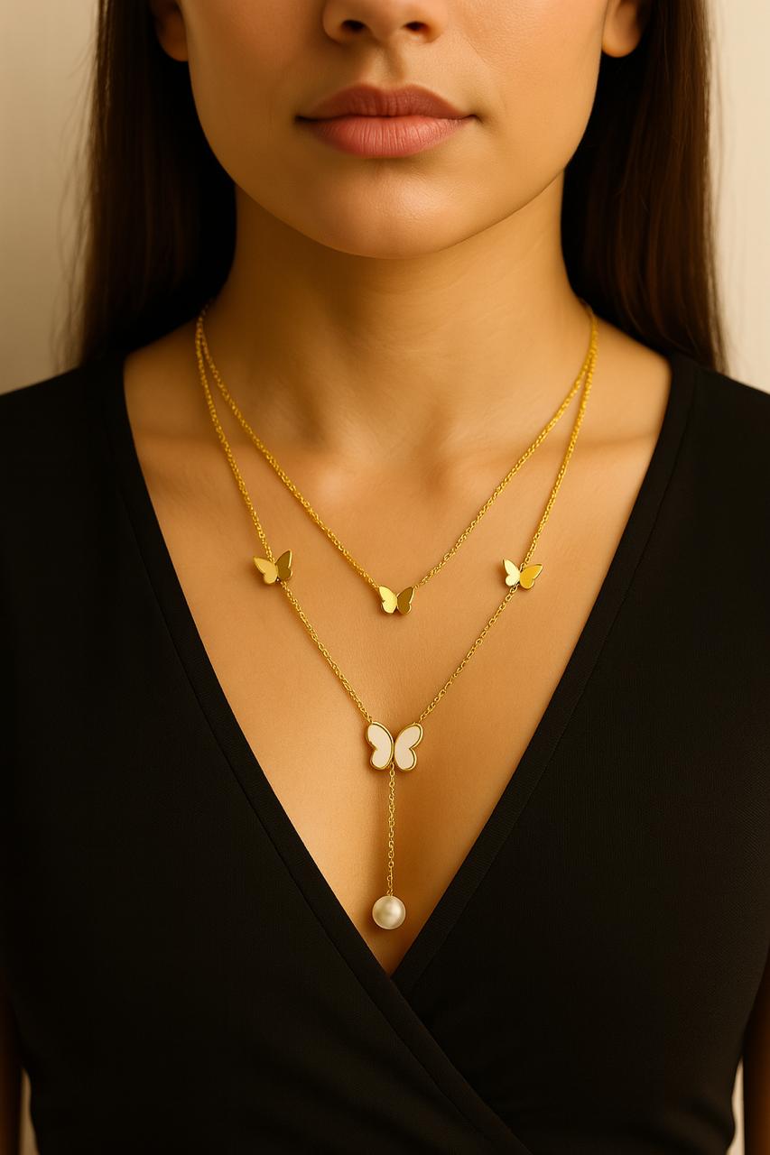 Butterfly Kiss Anti Tarnish Necklace
