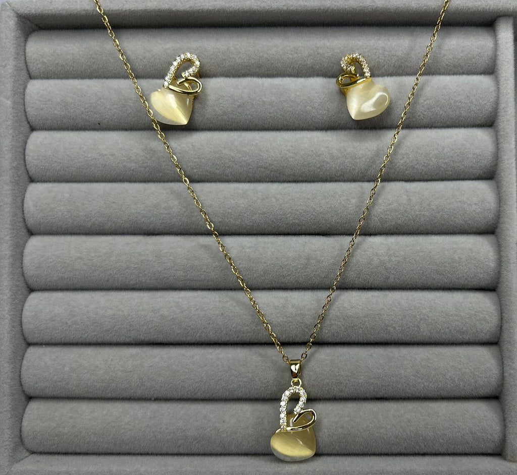 Honey Heart Anti Tarnish Necklace
