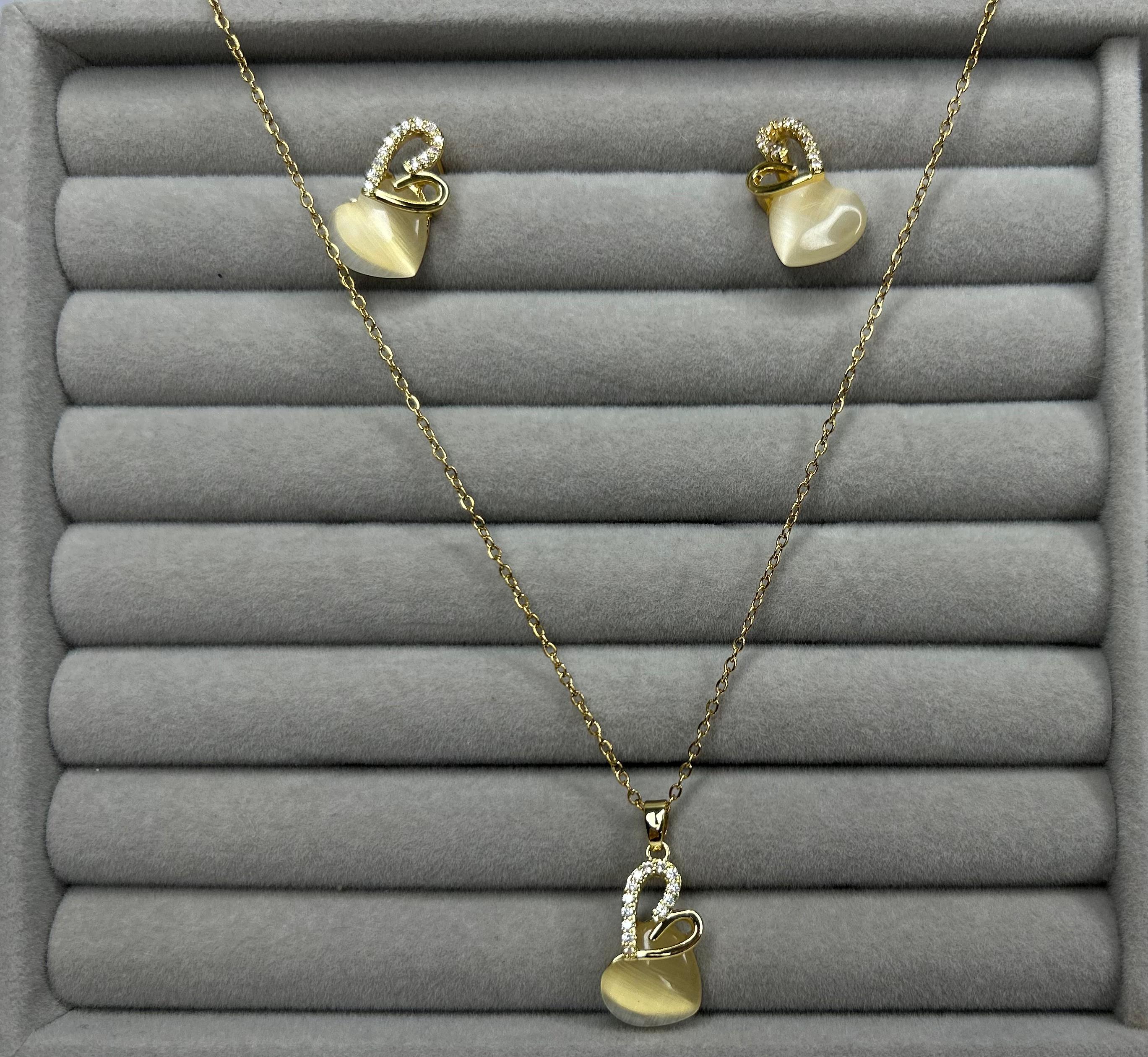 Honey Heart Anti Tarnish Necklace