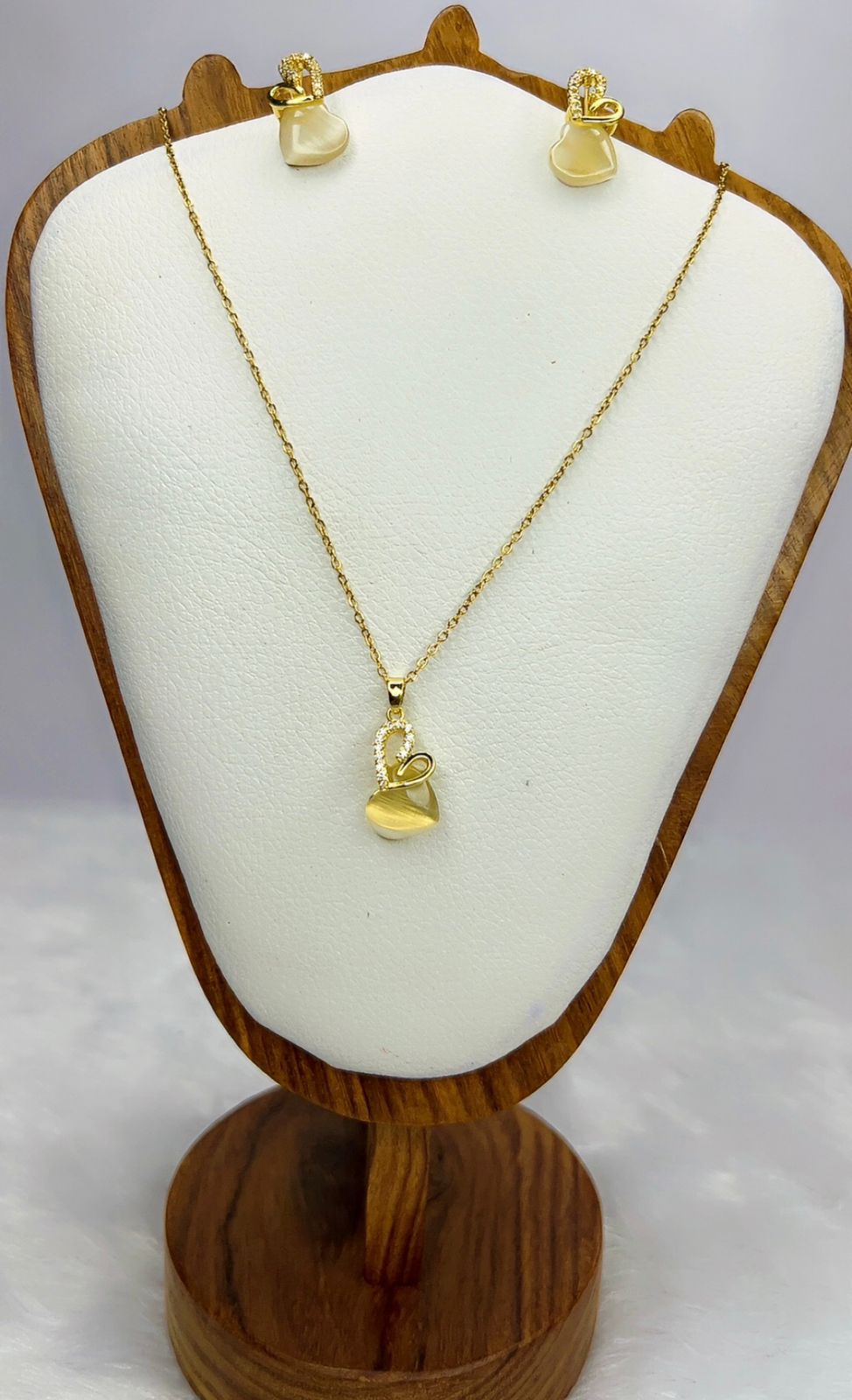 Honey Heart Anti Tarnish Necklace