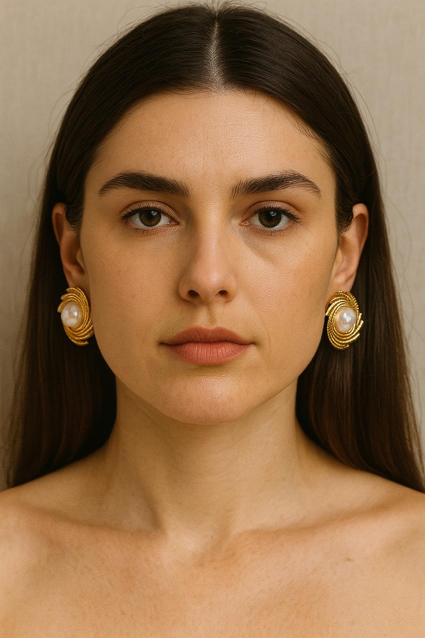 Golden Mirage Anti Tarnish Earrings