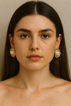 Golden Mirage Anti Tarnish Earrings