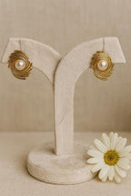 Golden Mirage Anti Tarnish Earrings